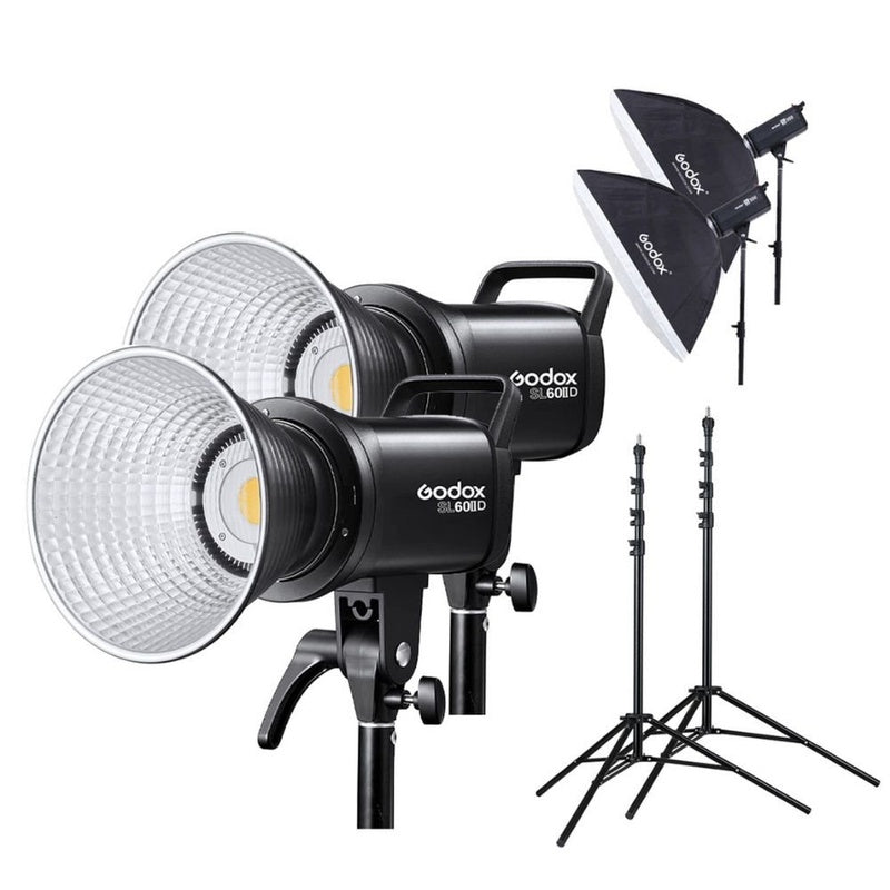 Godox SL60IID Two-Light Softbox Kit