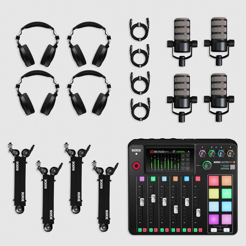 Rode Caster Pro II Four-Mic Bundle