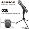 Samson Q2U Dynamic USB XLR Microphone