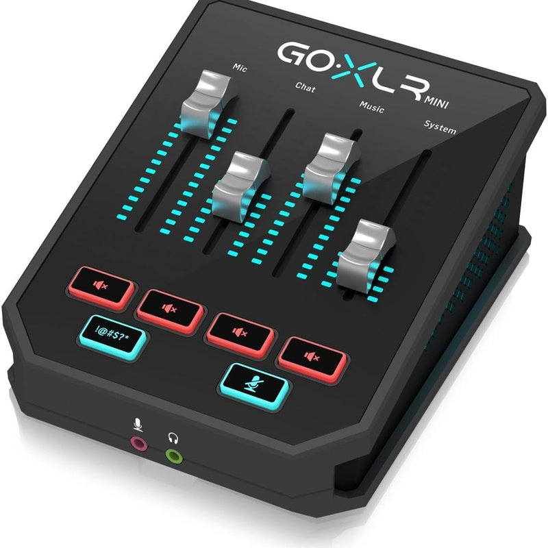 TC-Helicon GoXLR Mini USB Broadcast Mixer